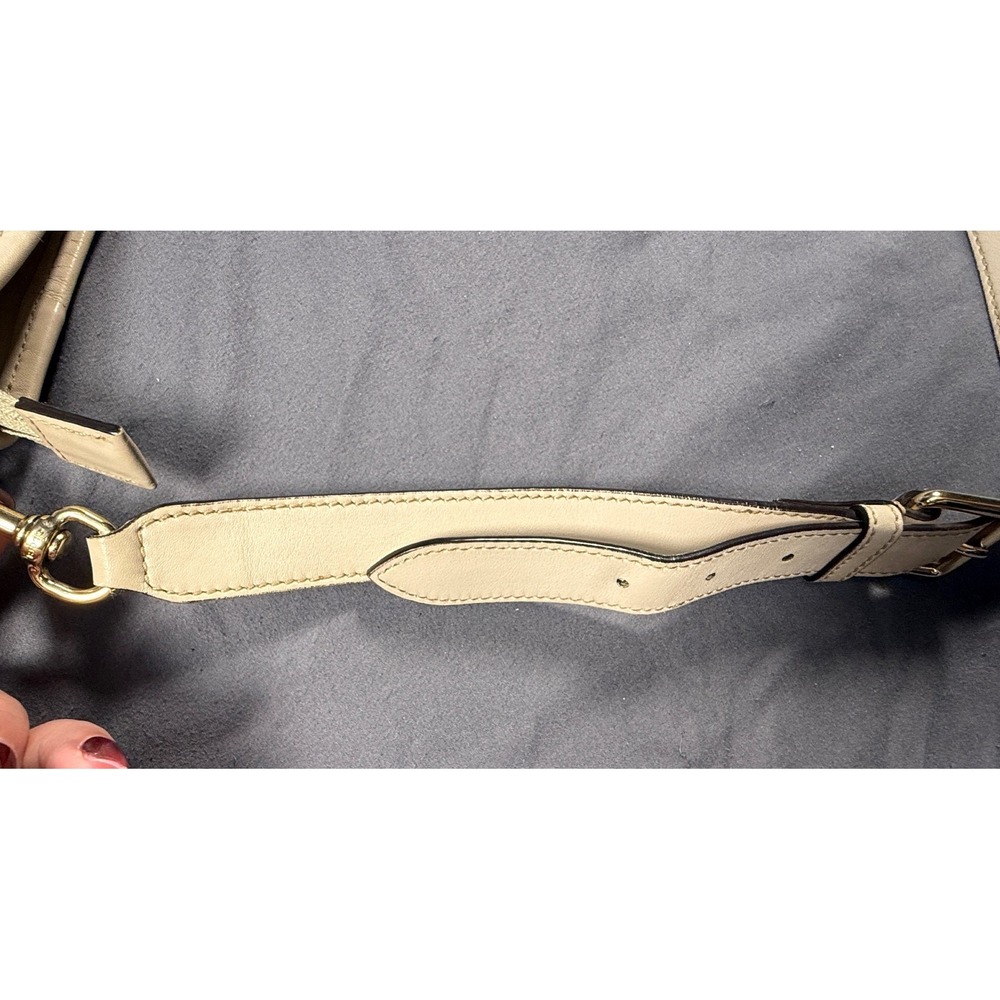 Gucci GG Monogram Canvas Messenger Crossbody Shoulder Bag‎ Beige Brownr - Picture 10 of 14